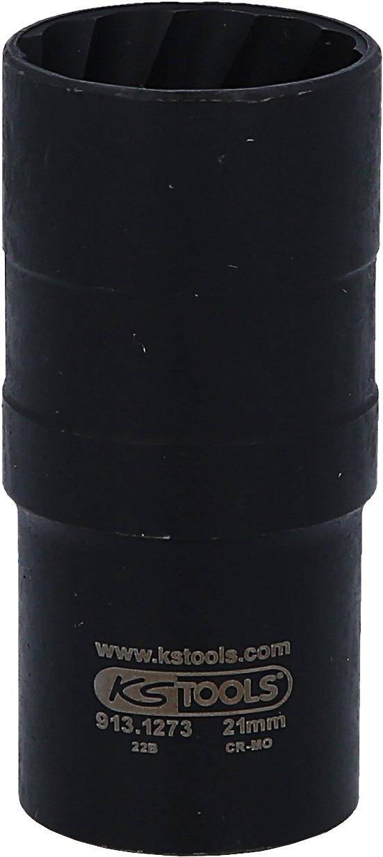 KS TOOLS 1/2" Spiralausdrehnuss, 21mm