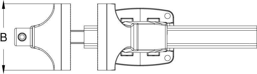 KS TOOLS Werkzeuge-Maschinen GmbH Parallel-Schraubstock ohne Drehteller, 90 mm (914.0026)
