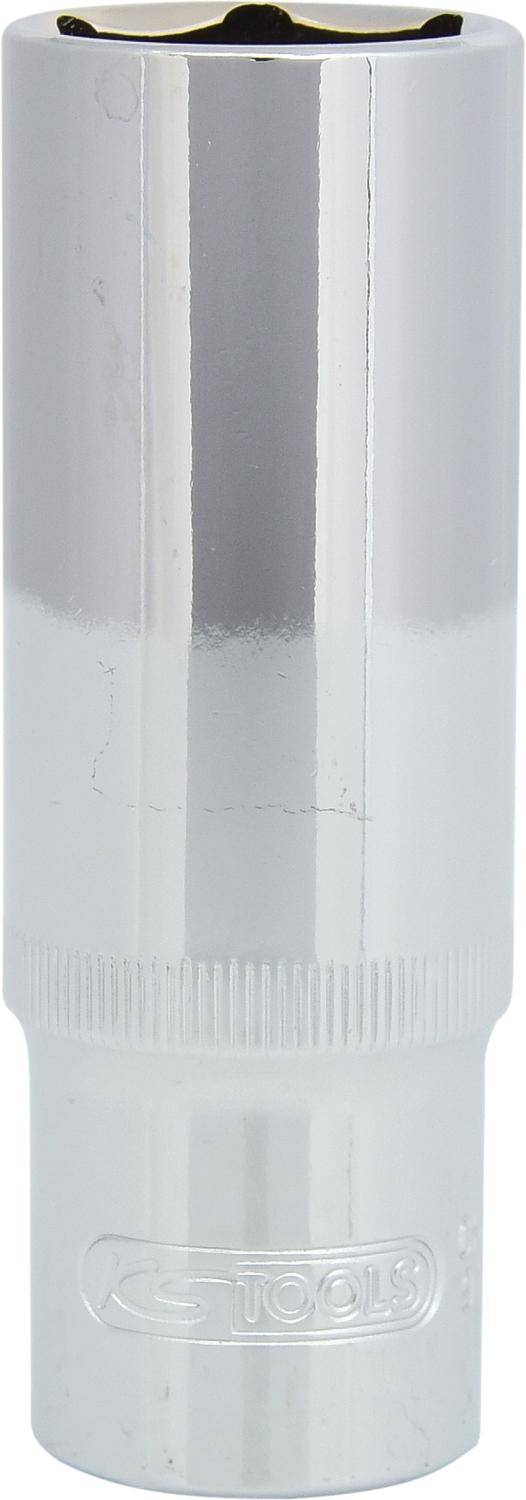 KS TOOLS 1/2" CHROMEplus Sechskant-Stecknuss, lang, 21mm