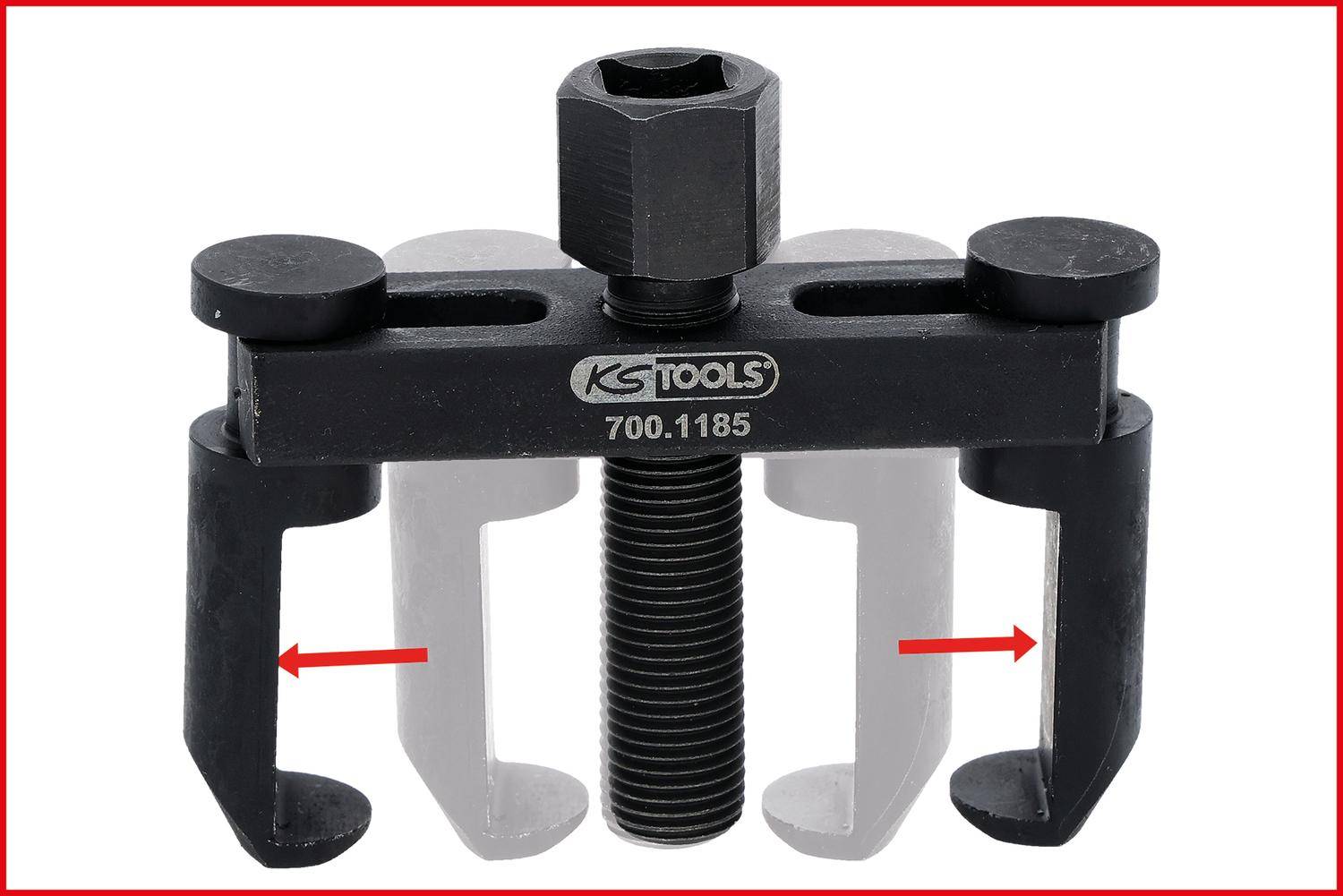 KS TOOLS Universal Scheibenwischarm-Abzieher 2-armig