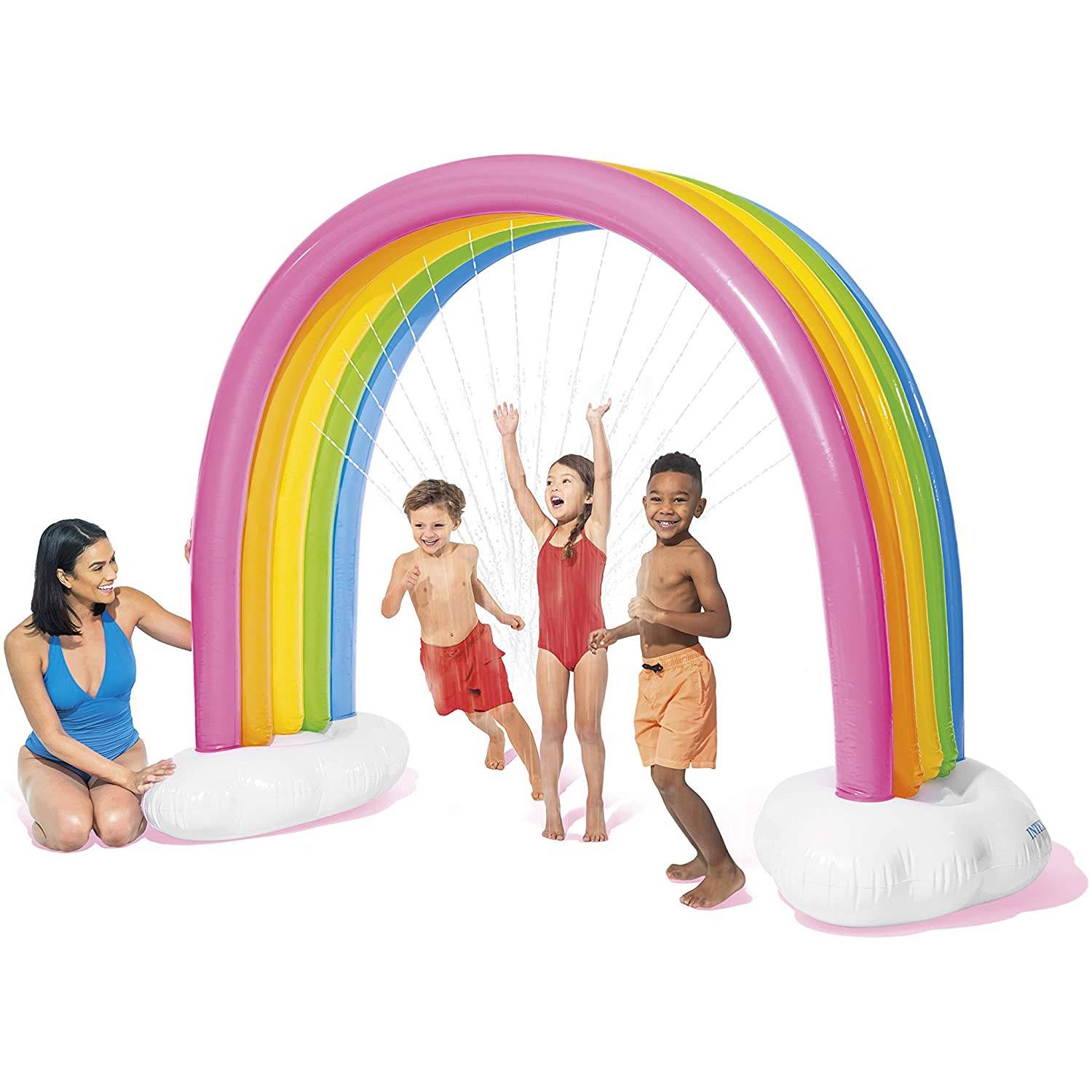 INTEX 56597NP -Sprinkler - Rainbow Cloud (300x109x180cm) Wasserdusche Kinder Regenbogen