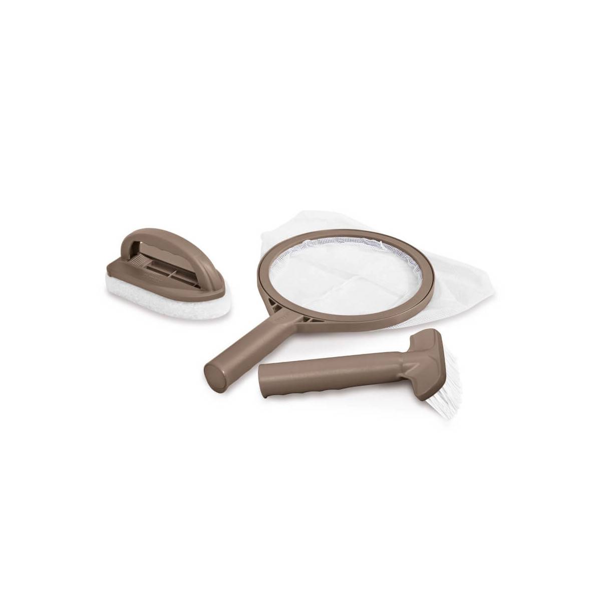 INTEX 28004 - Reinigungsset für PureSPA Whirlpool - Bürste Skimmer Schrubbkissen