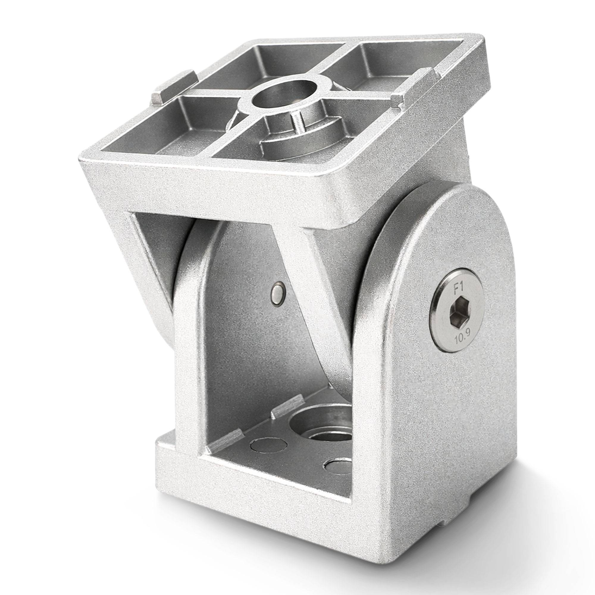 SCHMIDT systemprofile Gelenk Nut 8 Aluminium 40x40 Winkel Profil-Verbinder Klemmschraube Kern-Nutmontage Aluprofil-Zubehör