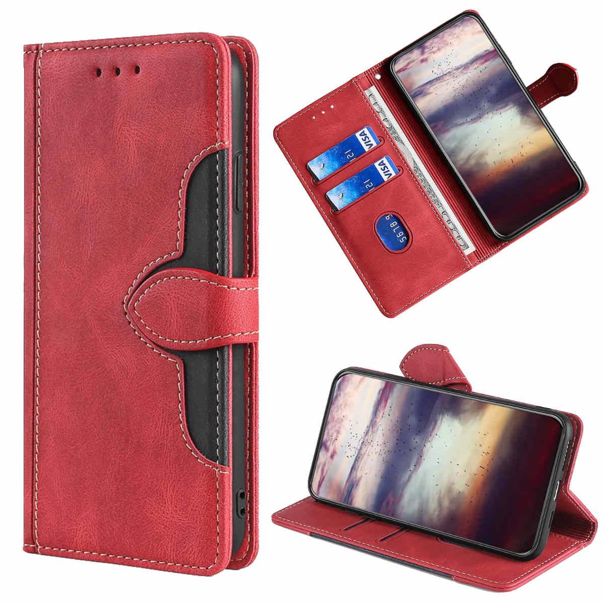 Für Samsung Galaxy S20 FE Fan Edition G780F G781B Design Handy Tasche Wallet Premium Rot Schutz Hülle Case Cover Etuis Neu Zubehör