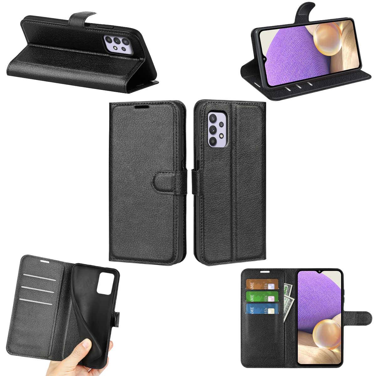Für Samsung Galaxy A53 5G Handy Tasche Wallet Premium Schutz Hülle Case Cover Etuis Neu Zubehör Schwarz