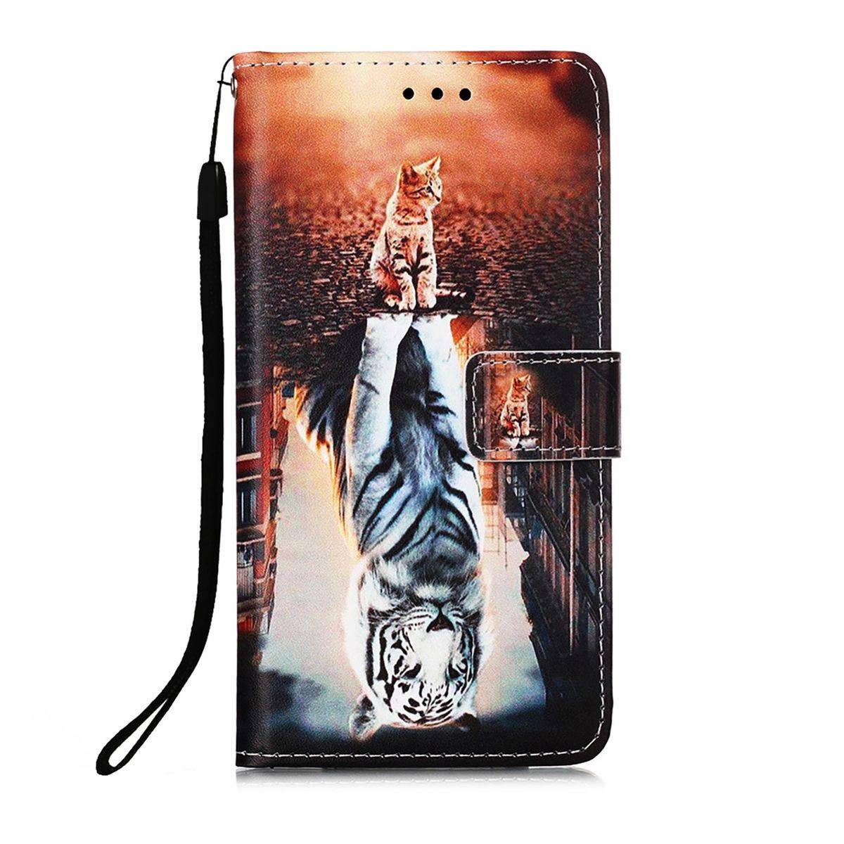 Für Samsung Galaxy S22 Ultra 5G Kunstleder Handy Tasche Book Motiv 1 Schutz Hülle Case Cover Etui Neu