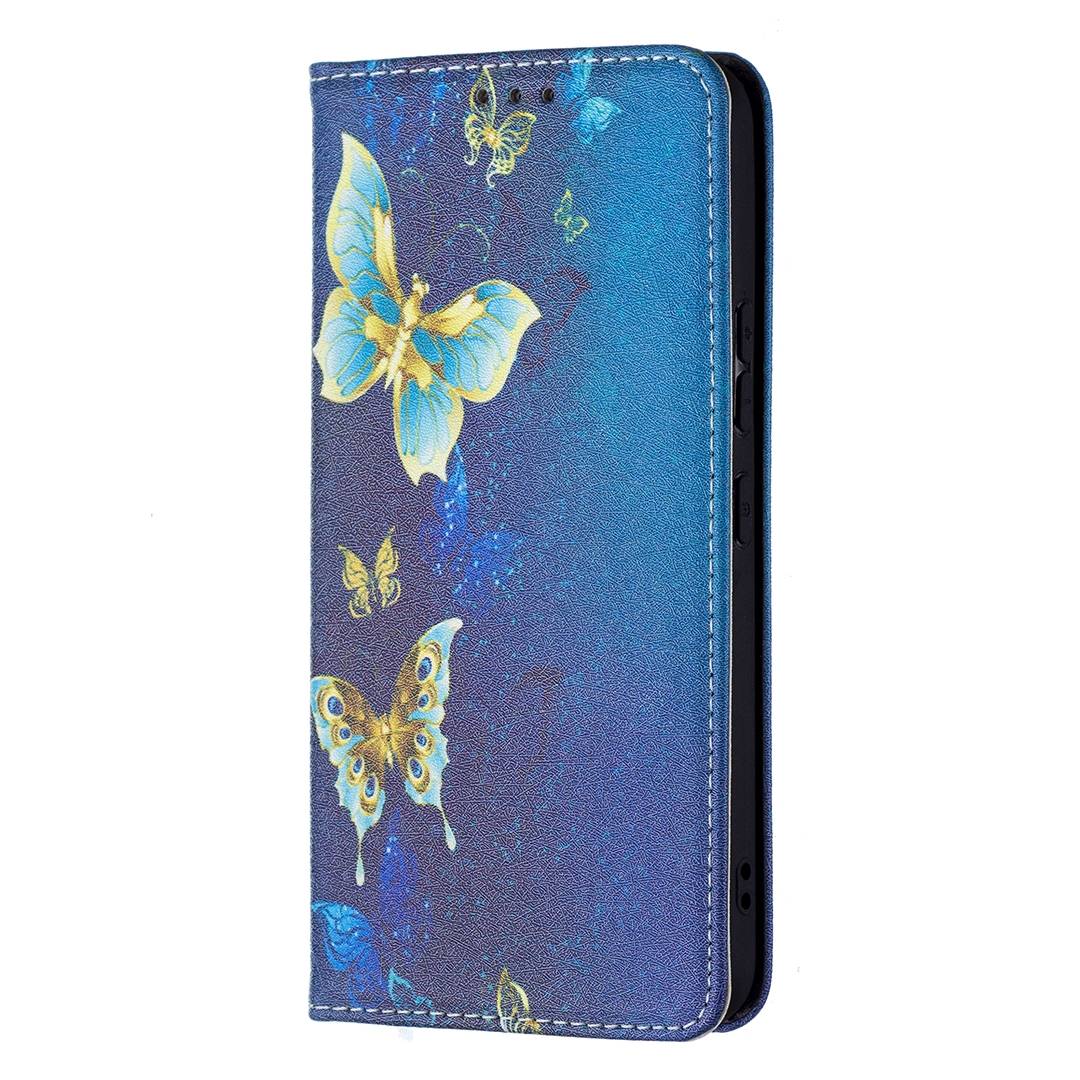 Für Samsung Galaxy S22 5G Kunstleder Handy Tasche Book Motiv 6 Schutz Hülle Case Cover Etui Neu