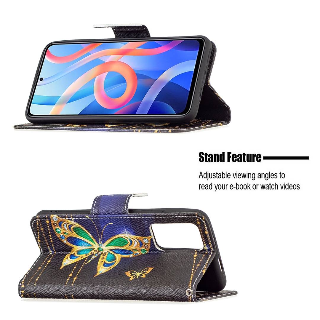 Für Xiaomi Poco M4 Pro 5G Kunstleder Handy Tasche Book Motiv 3 Schutz Hülle Case Cover Etui Neu