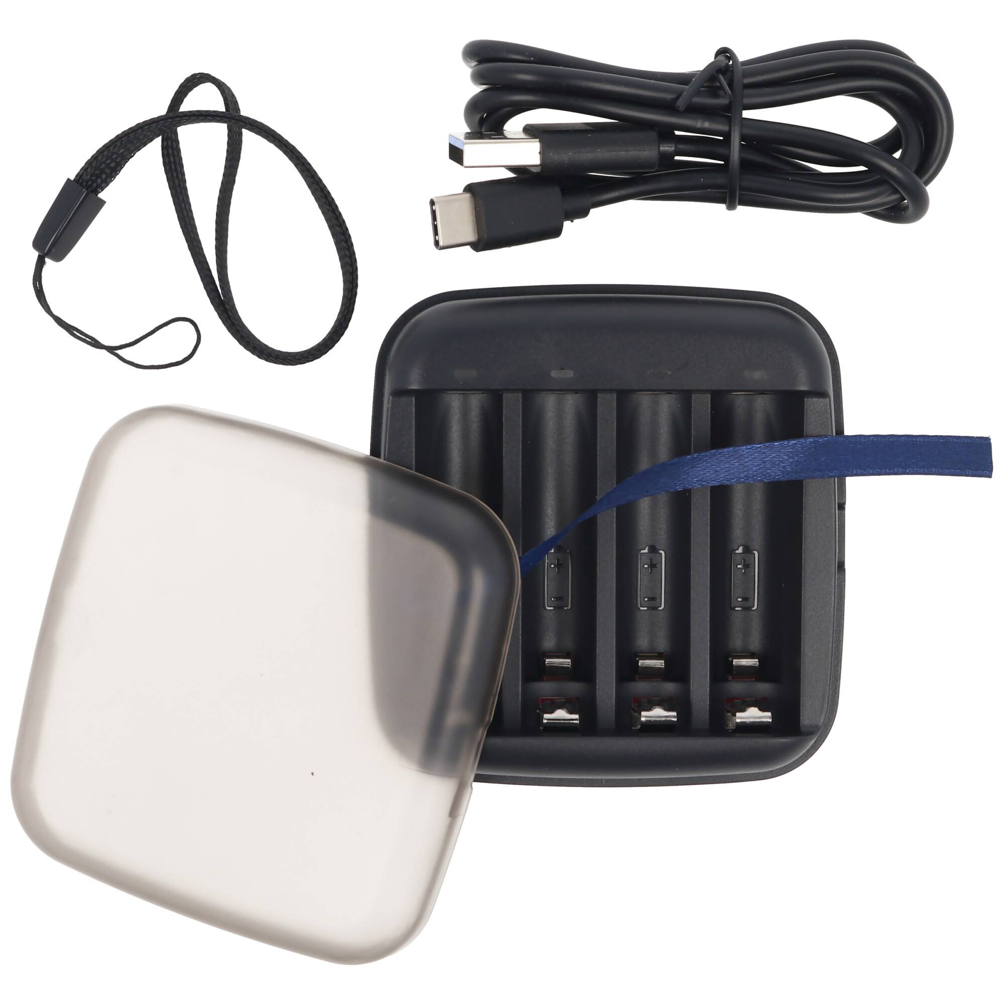 4x AA 1,5V 3300mWh typisch 2000mAh Lithium Ionen Akku wiederaufladbar inklusive 1.5V Ladegerät