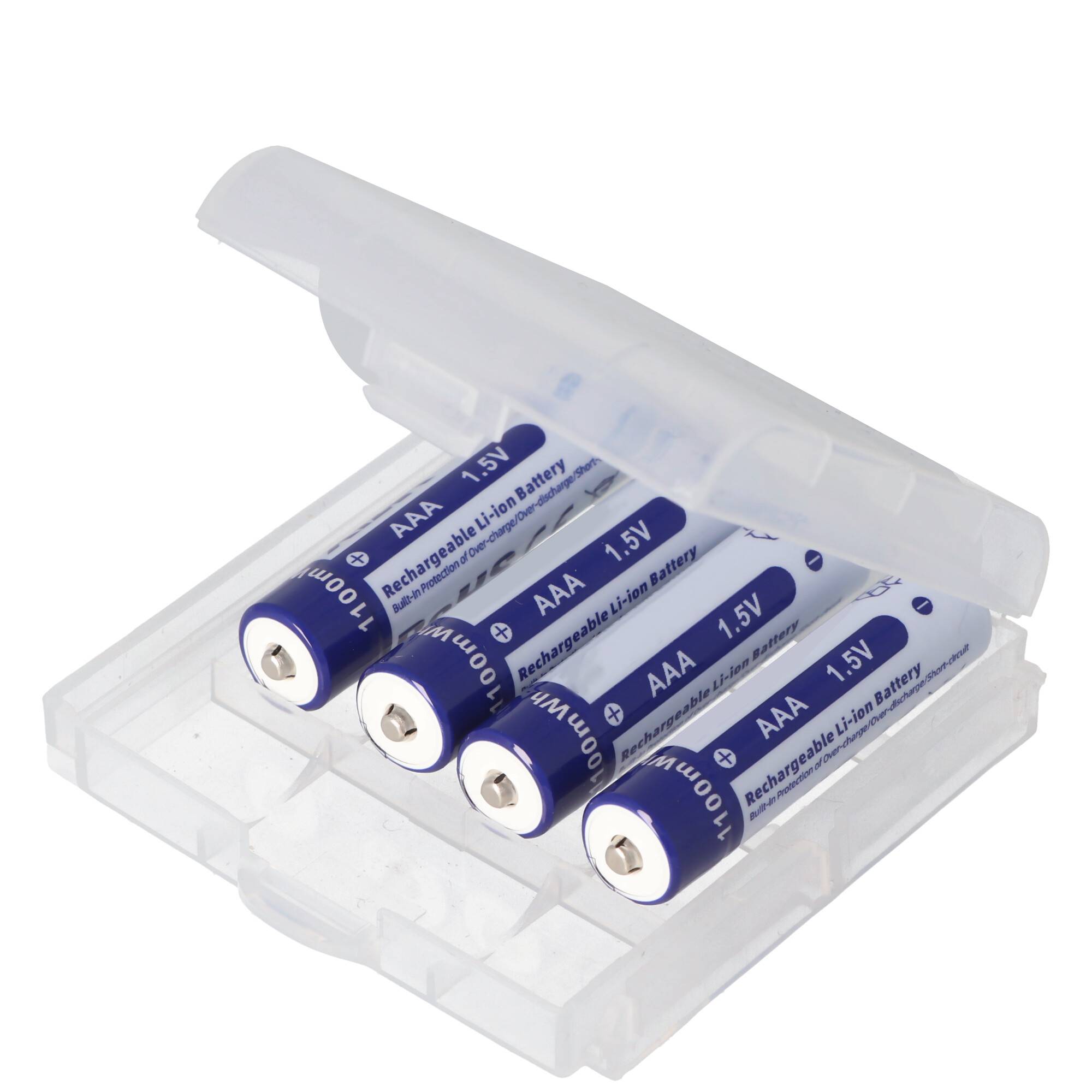 AAA 1,5V 1100mWh typisch 700mAh Lithium Ionen Akku wiederaufladbar nur mit speziellem Ladegerät