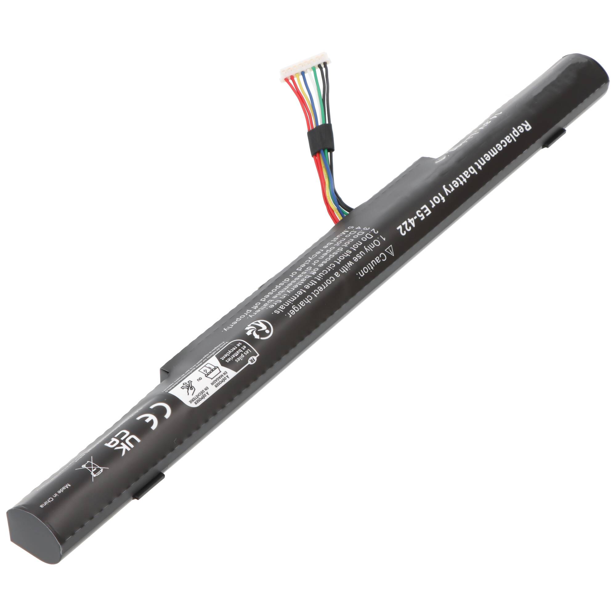 2600mAh AL15A32 Akku passend für Acer Aspire E5-422, AL15A32, Aspire V3-574, V3-574G 14,8 Volt