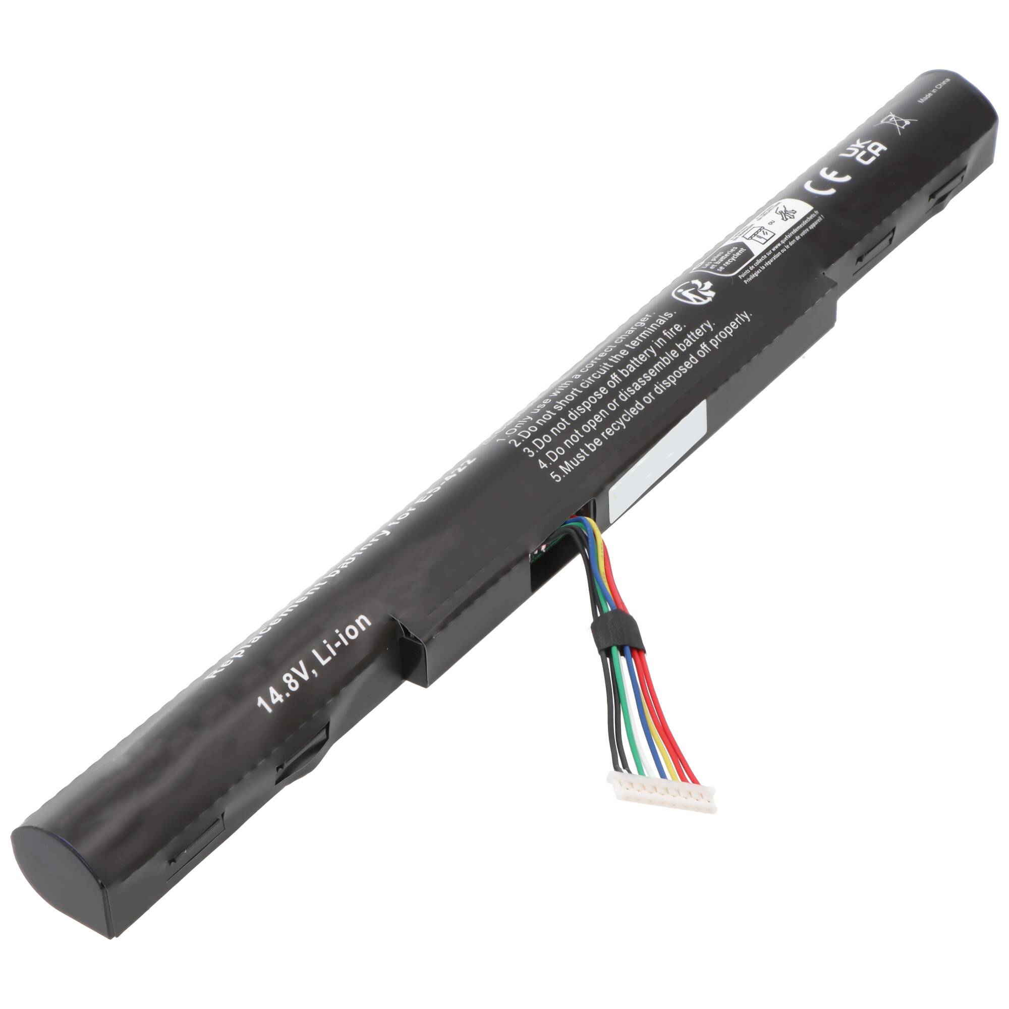 2600mAh AL15A32 Akku passend für Acer Aspire E5-422, AL15A32, Aspire V3-574, V3-574G 14,8 Volt