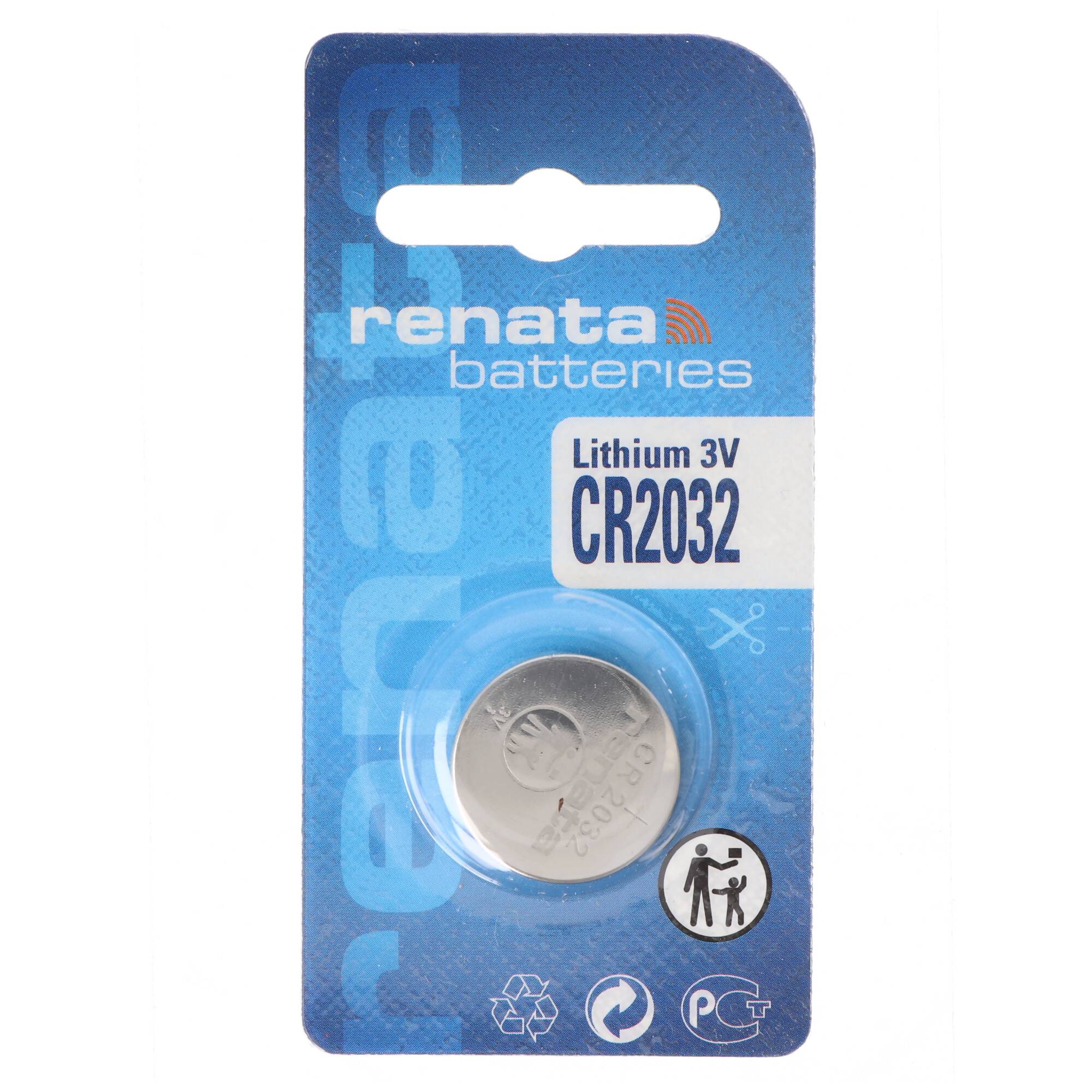 Renata CR2032, 3V Lithium Batterie