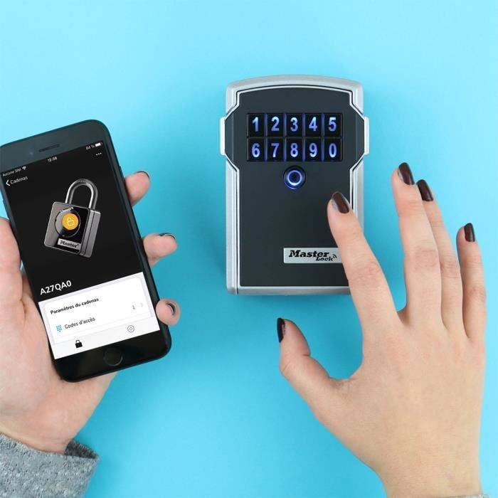MASTER LOCK Sichere Bluetooth-Schlüsselbox - L-Format - Verbundene Schlüsselbox