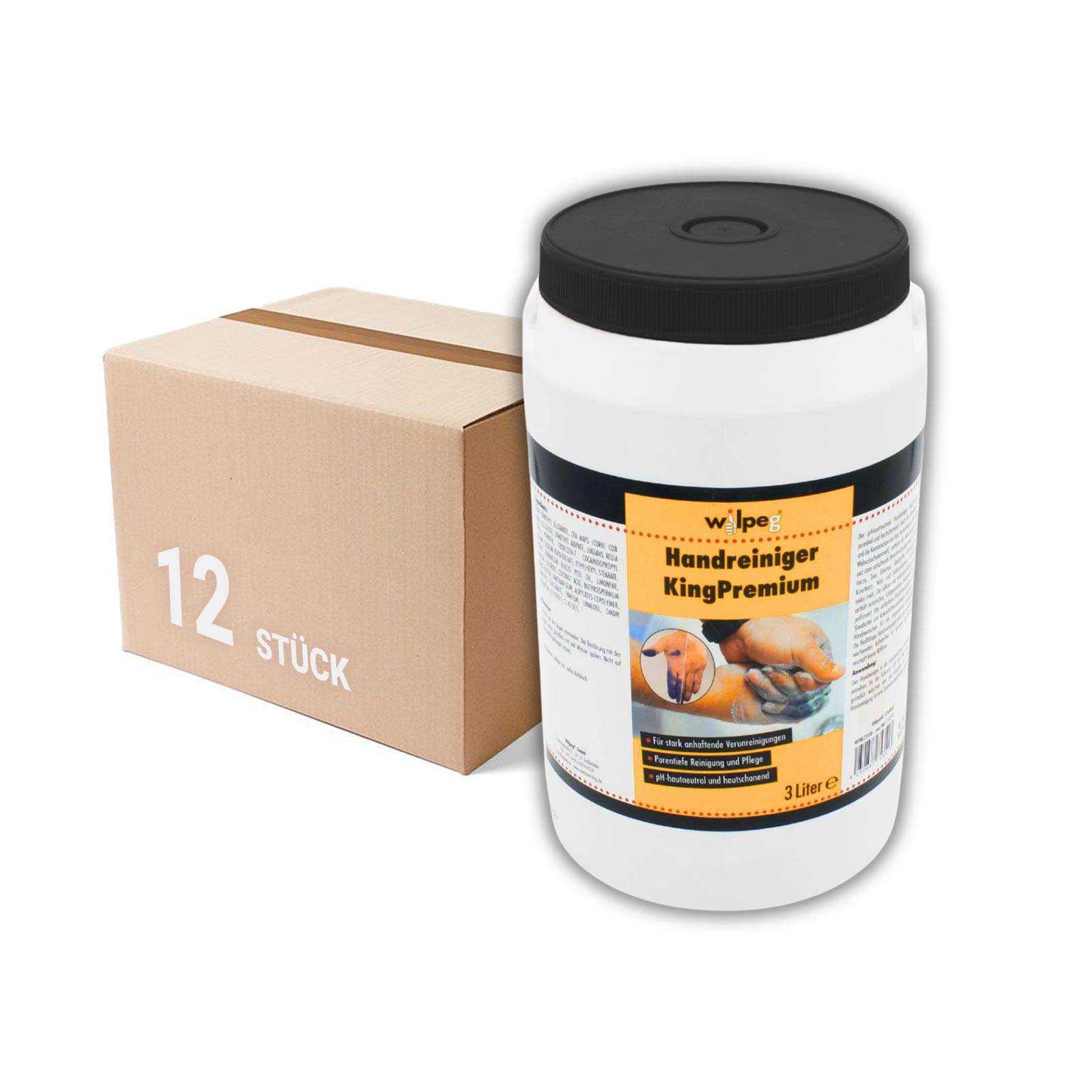 Wilpeg Handwaschpaste KingPremium Sets - Menge:12