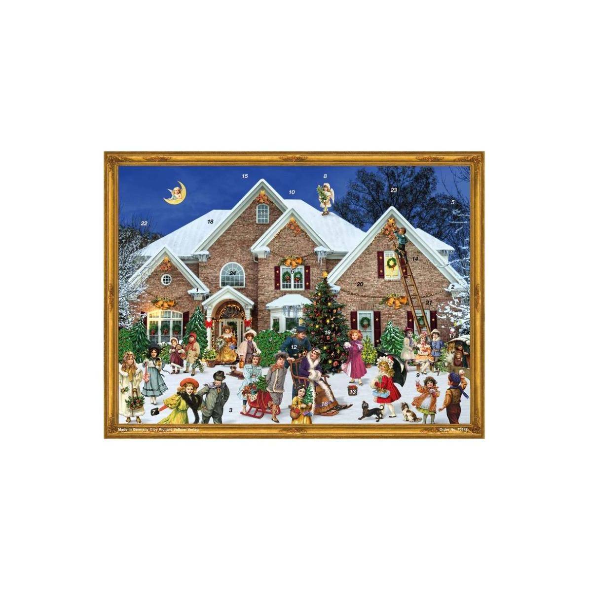 70148 - Adventskalender Motiv " Viktorianisches Haus"