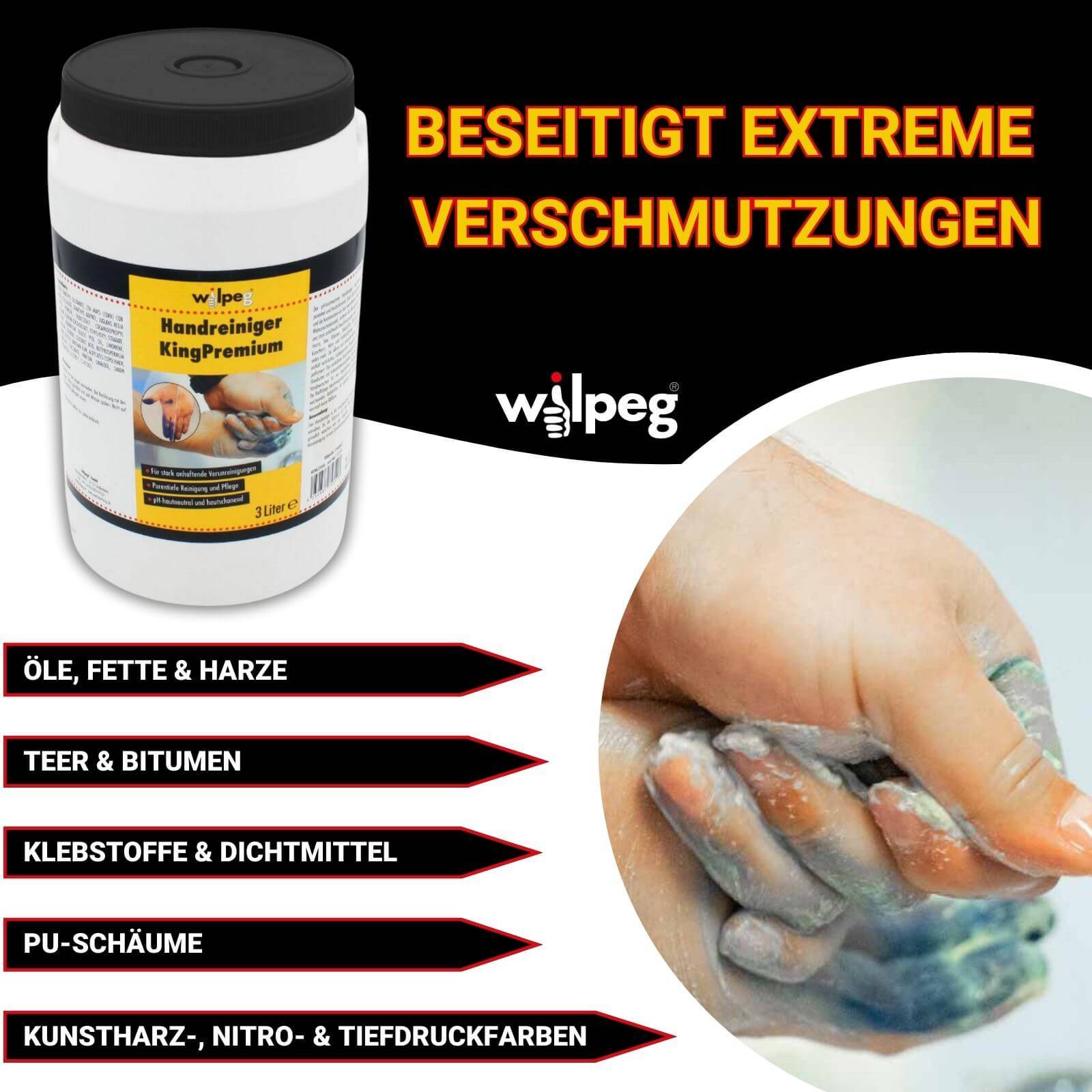 Wilpeg Handwaschpaste KingPremium Sets - Menge:6