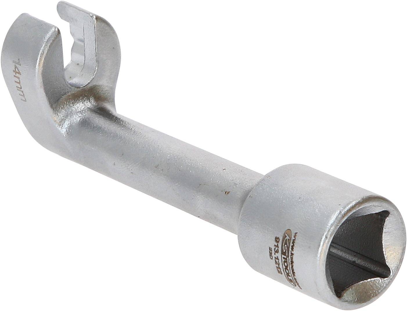 KS TOOLS 1/2" Offener Ring-Steckschlssel, 14mm