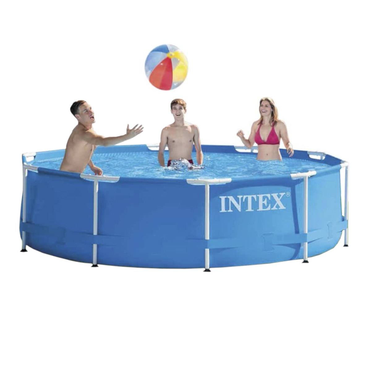INTEX 28200NP - Metal-Frame Pool (305x76cm) + umfangreiches Zubehör