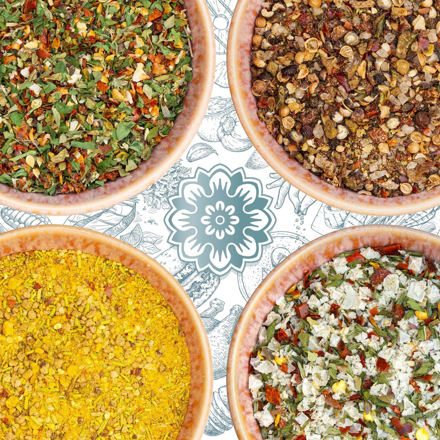 Corasol Premium BBQ & Grillgewürze Adventskalender mit 24 Gewürz-Mischungen und Rezept-Booklet, die Gewürz Gourmet Geschenkidee (284 g)