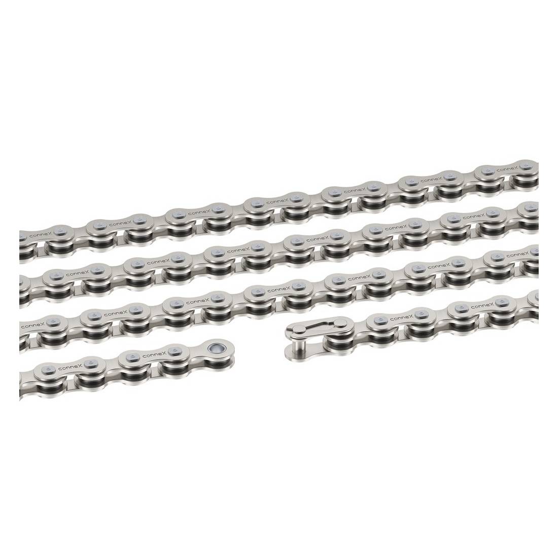 Connex 2321-07E8-1240 Kette 7E8, für E-Bike, 1/2" x 3/32", 124 Glieder, 8,8 mm, silber