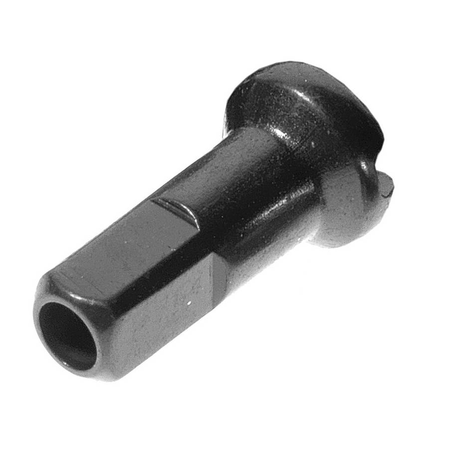DT Swiss Alu-Nippel M 2X12, mit Rundkopf, schwarz (100er Pack)