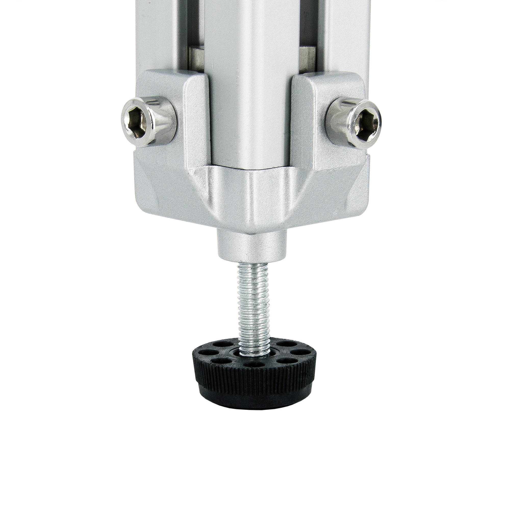 SCHMIDT systemprofile 10x Fußverbinder Nut 8 40x40mm Standfuß M8 Fuß höhenverstellbar Stellfuß Nivellierfuß Aluprofil-Zubehör