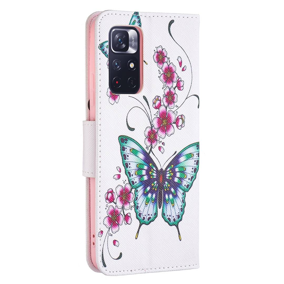 Für Xiaomi Poco M4 Pro 5G Kunstleder Handy Tasche Book Motiv 2 Schutz Hülle Case Cover Etui Neu
