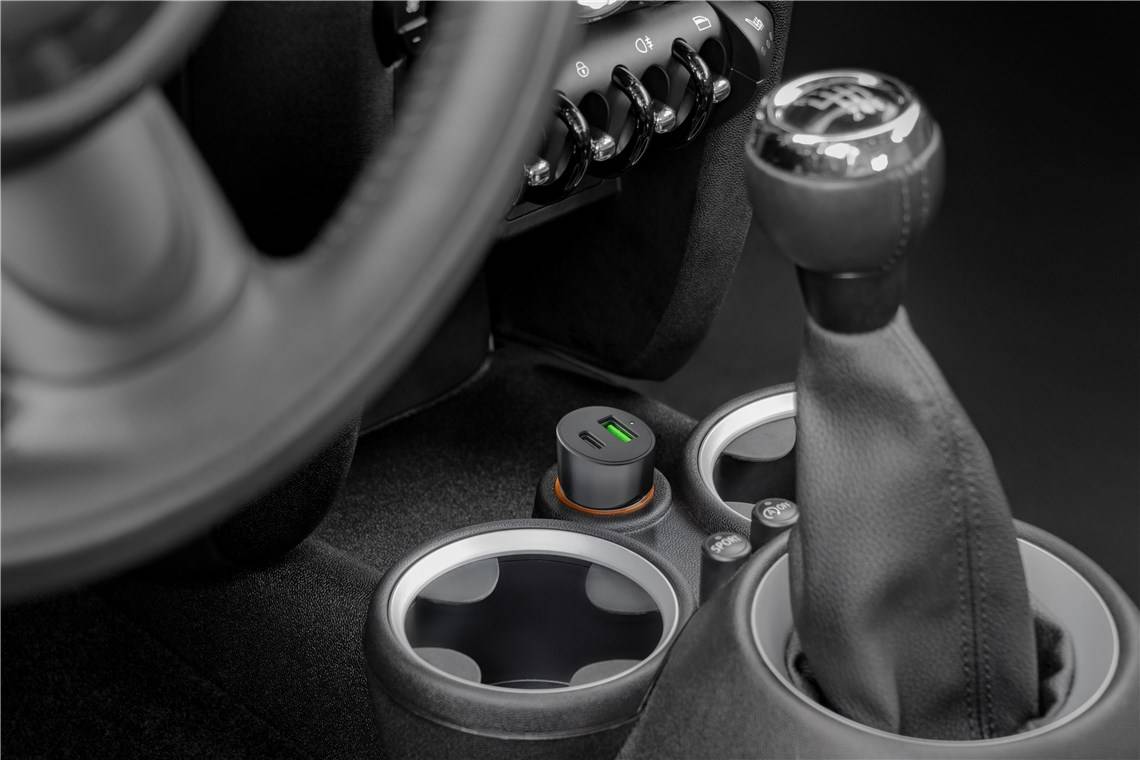 Dual-USB Auto Schnellladegerät USB-C™ PD Power Delivery, 48W, 12/24V USB-A / USB-C™ geeignet für Geräte mit USB-C™ (Powe