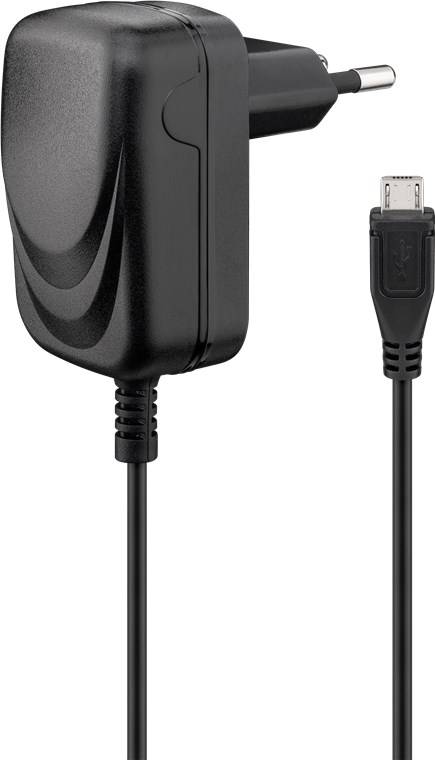 Wentronic goobay - Netzteil - 5 Watt - 1 A (Micro-USB Typ B) - Schwarz