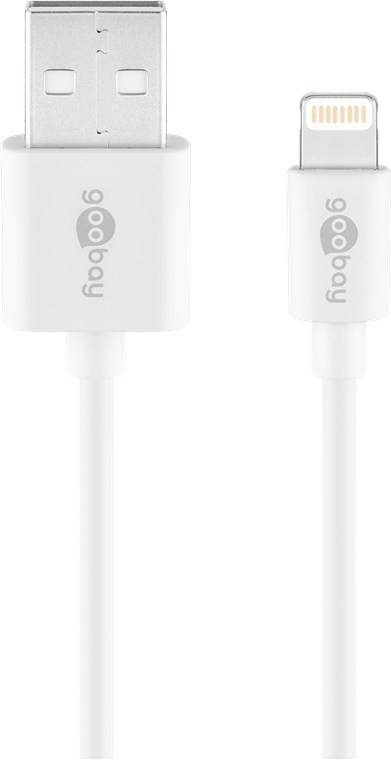 Dual Ladeset 2,4 A, Netzteil mit 2x USB-Ausgang inklusive USB-Ladekabel, weiß Lightning Connector