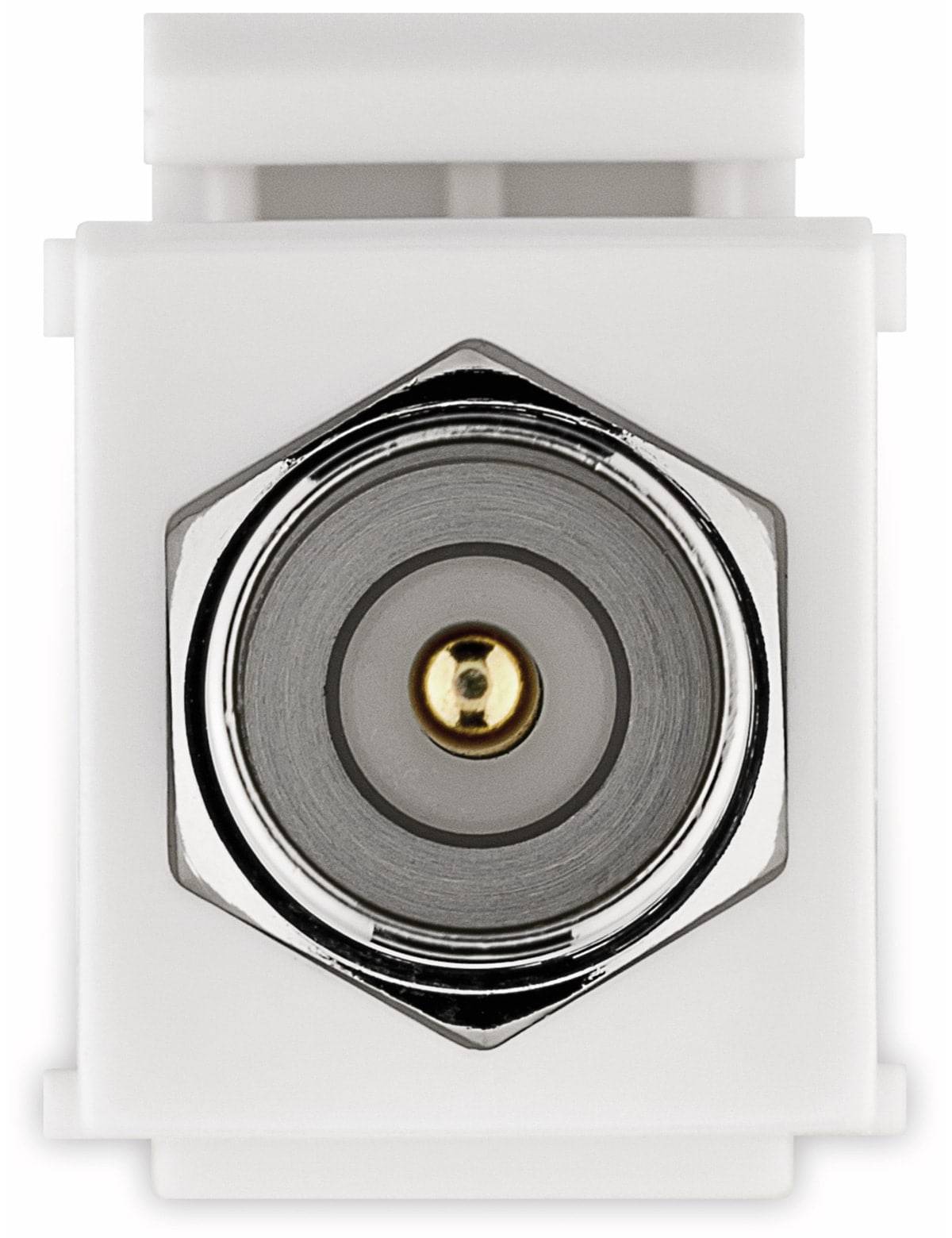 GOOBAY Einbau-Modul 79955, Kupplung, Koax-Stecker auf F-Buchse