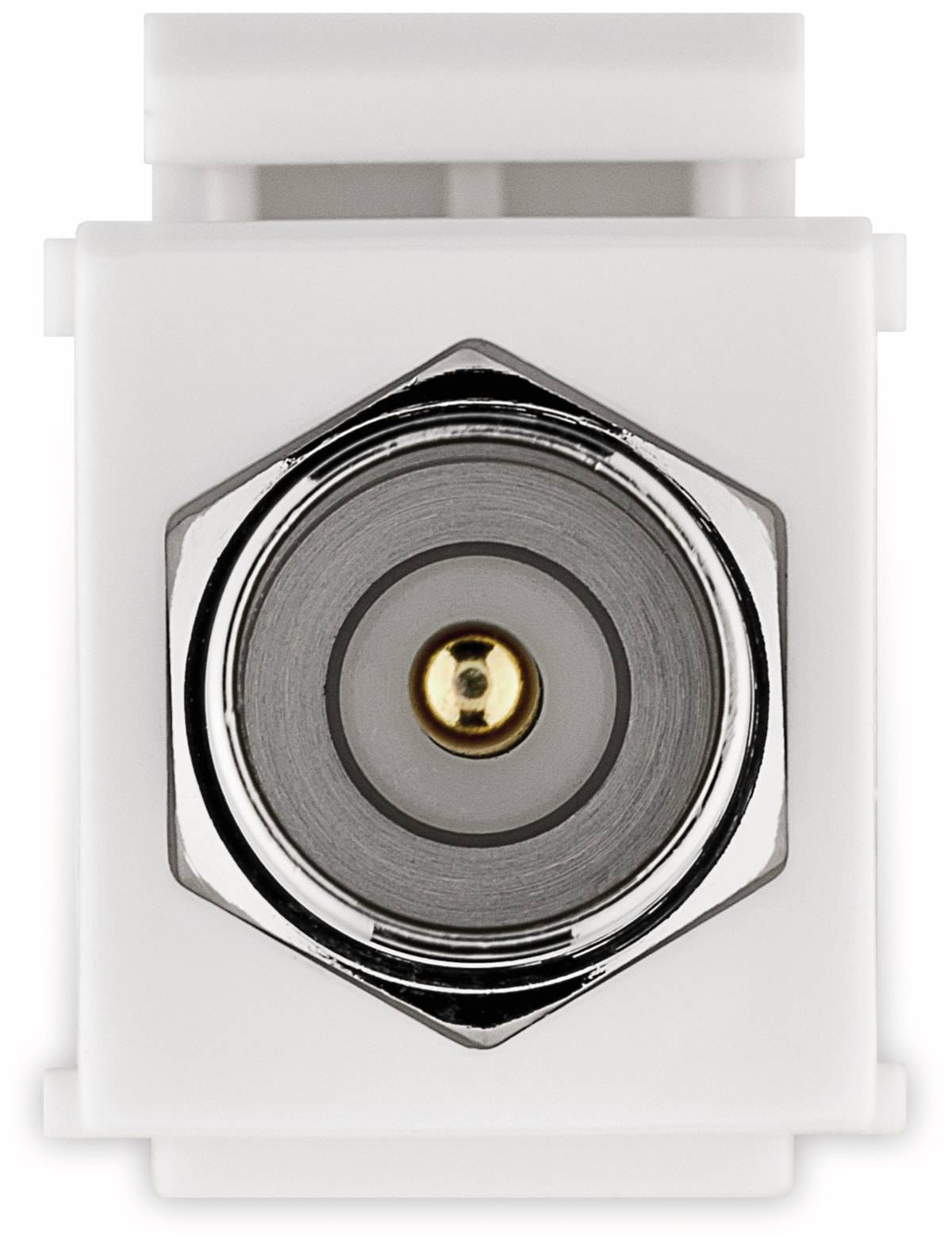 GOOBAY Einbau-Modul 79955, Kupplung, Koax-Stecker auf F-Buchse