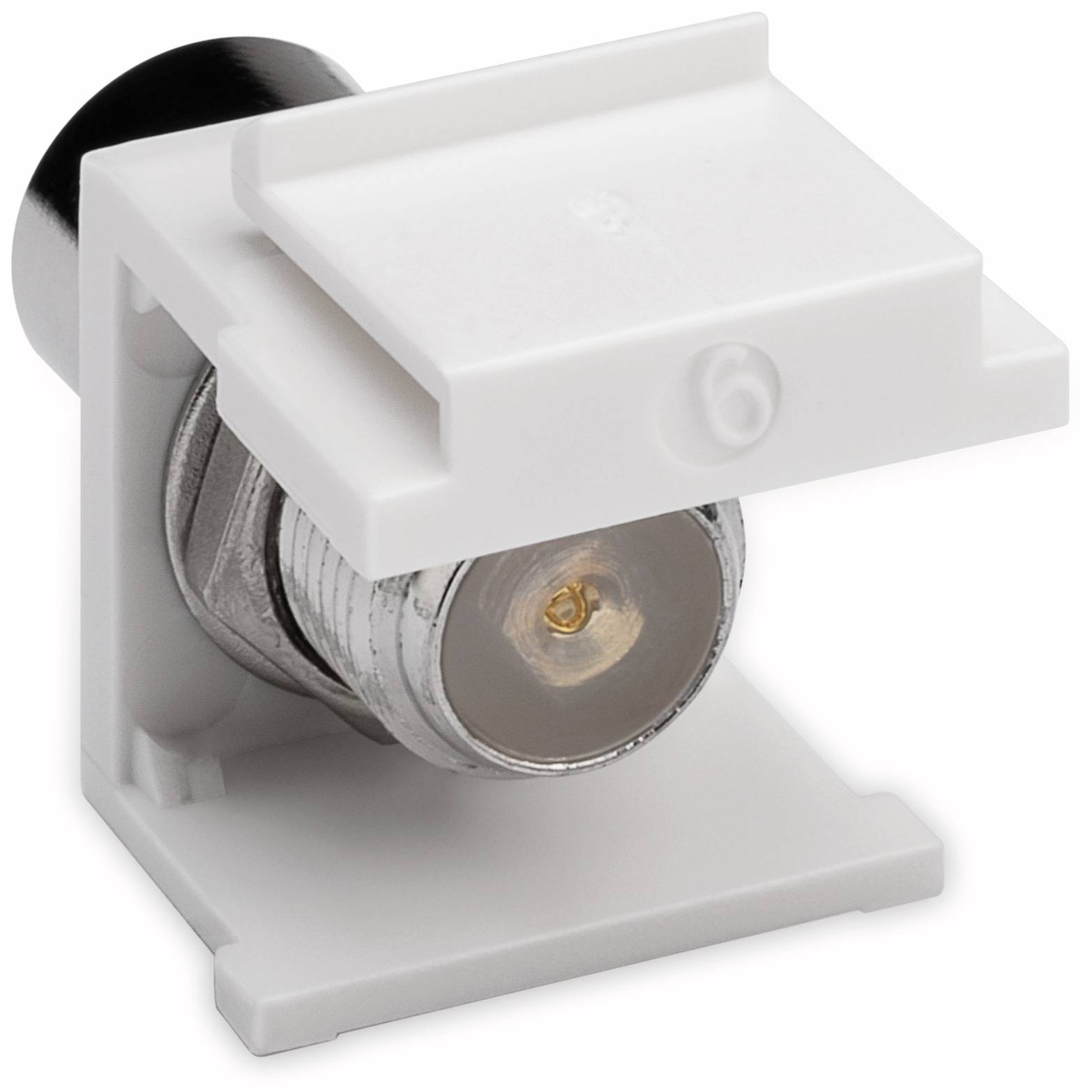 GOOBAY Einbau-Modul 79955, Kupplung, Koax-Stecker auf F-Buchse