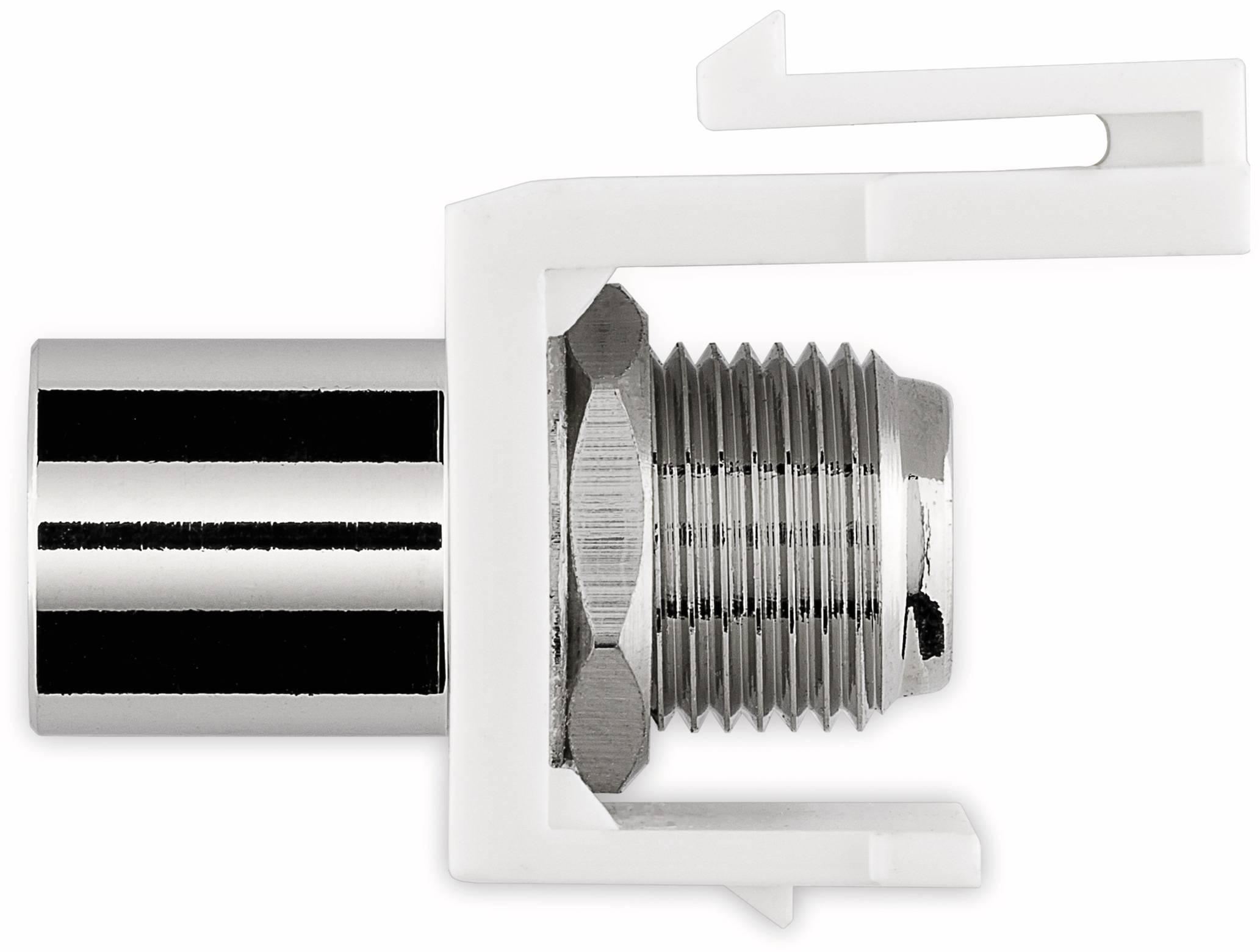 GOOBAY Einbau-Modul 79955, Kupplung, Koax-Stecker auf F-Buchse