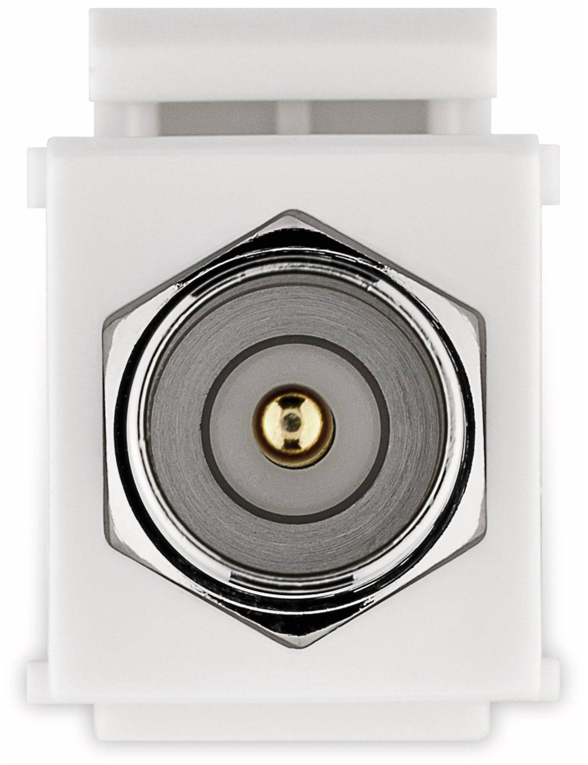 GOOBAY Einbau-Modul 79955, Kupplung, Koax-Stecker auf F-Buchse