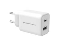 Conceptronic ALTHEA 2-Port 33W USB PD-PPS-Ladegerät, QC 3.0, Indoor, AC, 3,3 V, Weiß