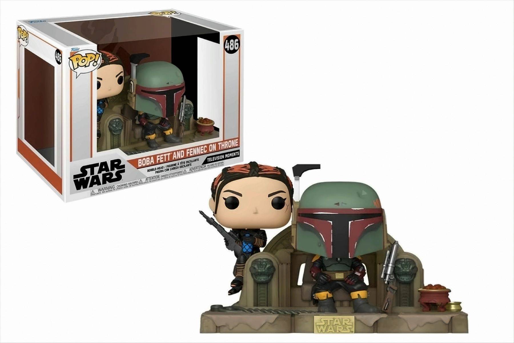 POP - Star Wars - Boba Fett and Fennec on Throne Neu & OVP