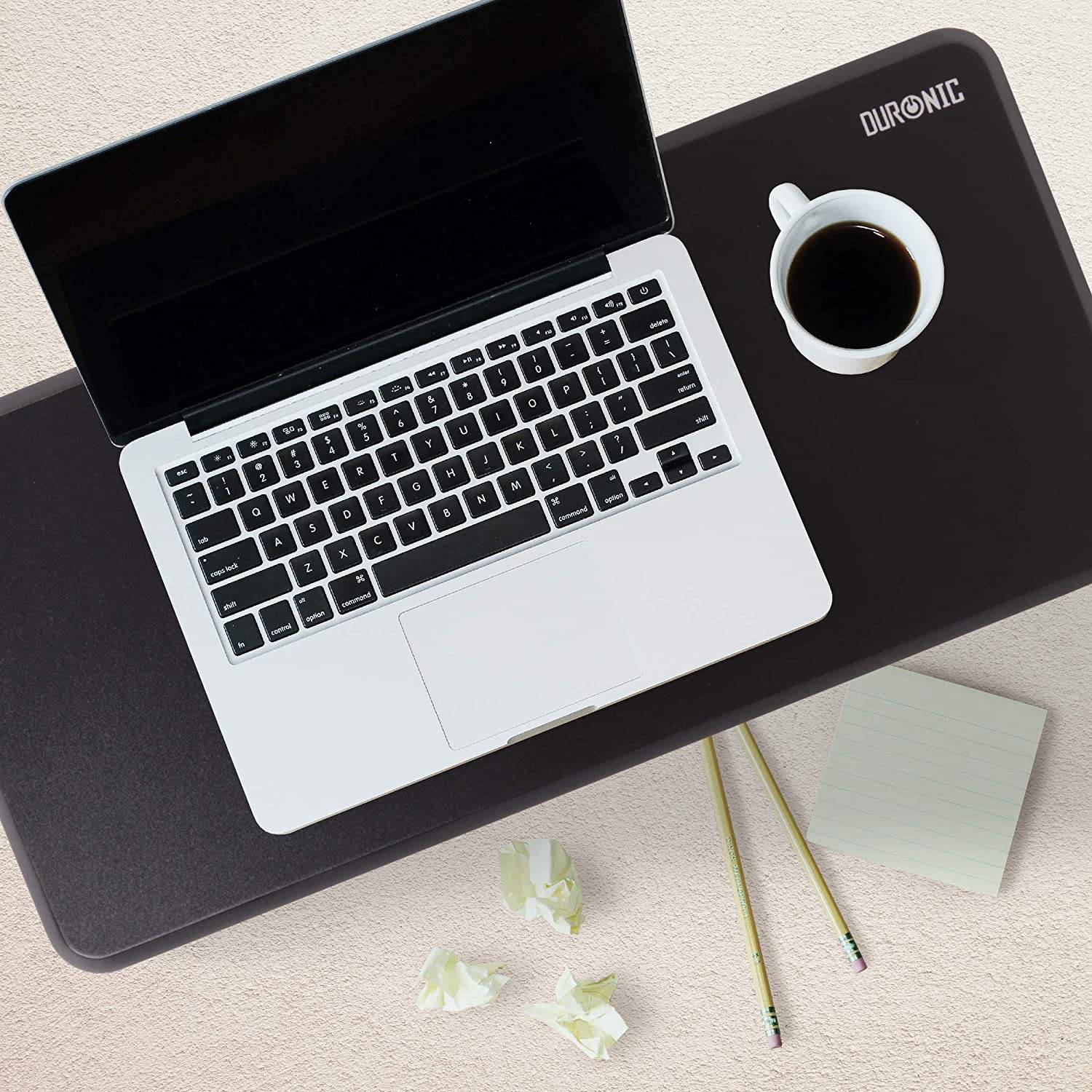 Duronic DM06-1 Monitorerhöhung - 10kg Belastbarkeit - Erhöhung um 16cm - Monitorständer mit großer Fläche - 62cm x 30cm