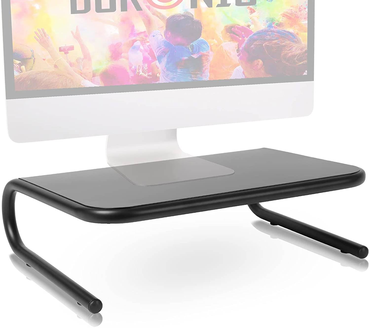 Duronic DM071 Monitorerhöhung - 10kg Belastbarkeit - Erhöhung um 9cm - Monitor- und Laptopständer - 37,5cm x 24cm