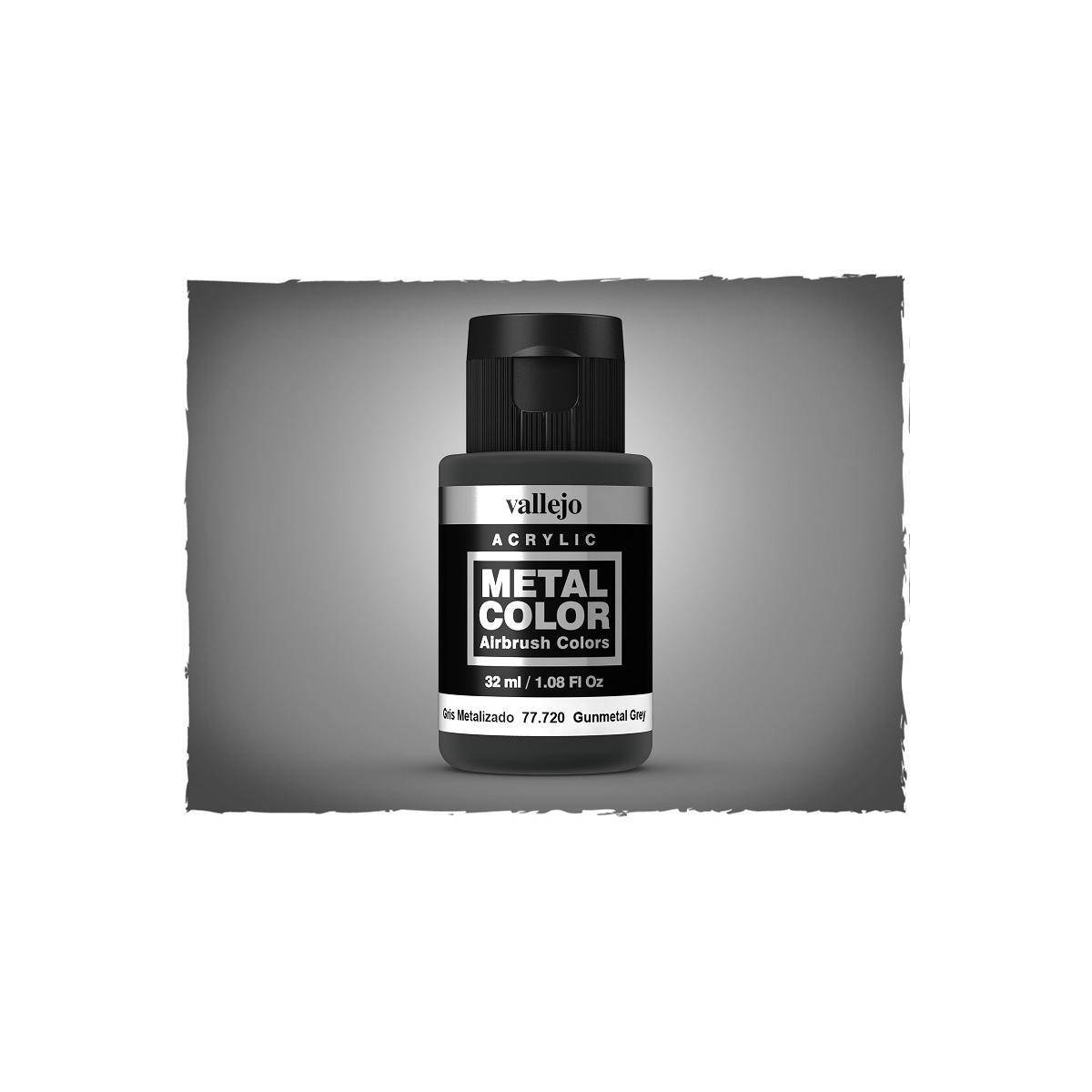VAL-77.720 - Metallfarbe - Gunmetal Grey, 32 ml