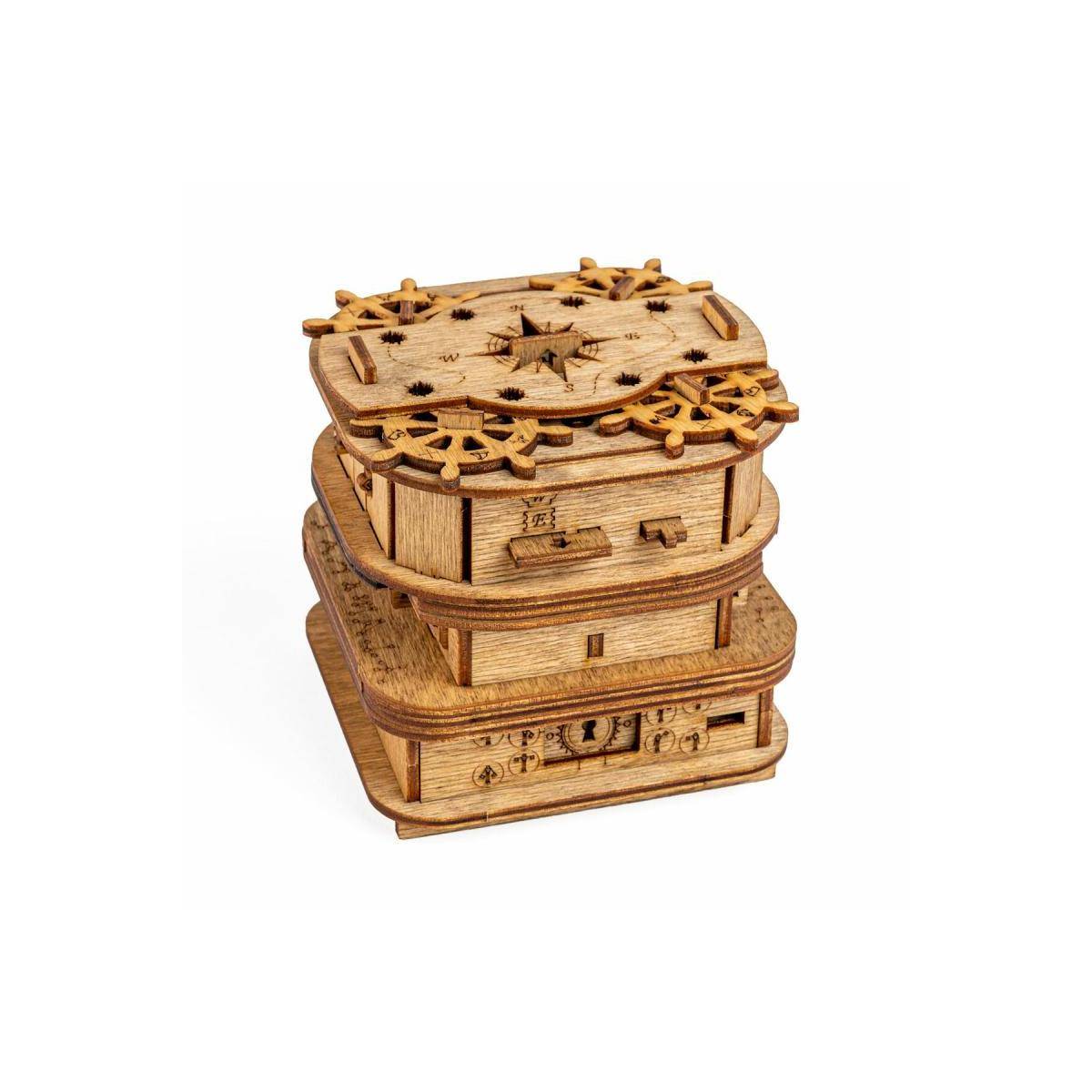 0785045811124 - Cluebox - Escape Room in einer Box - Davy Jones' Locker, Puzzlebox, ab 14 Jahren