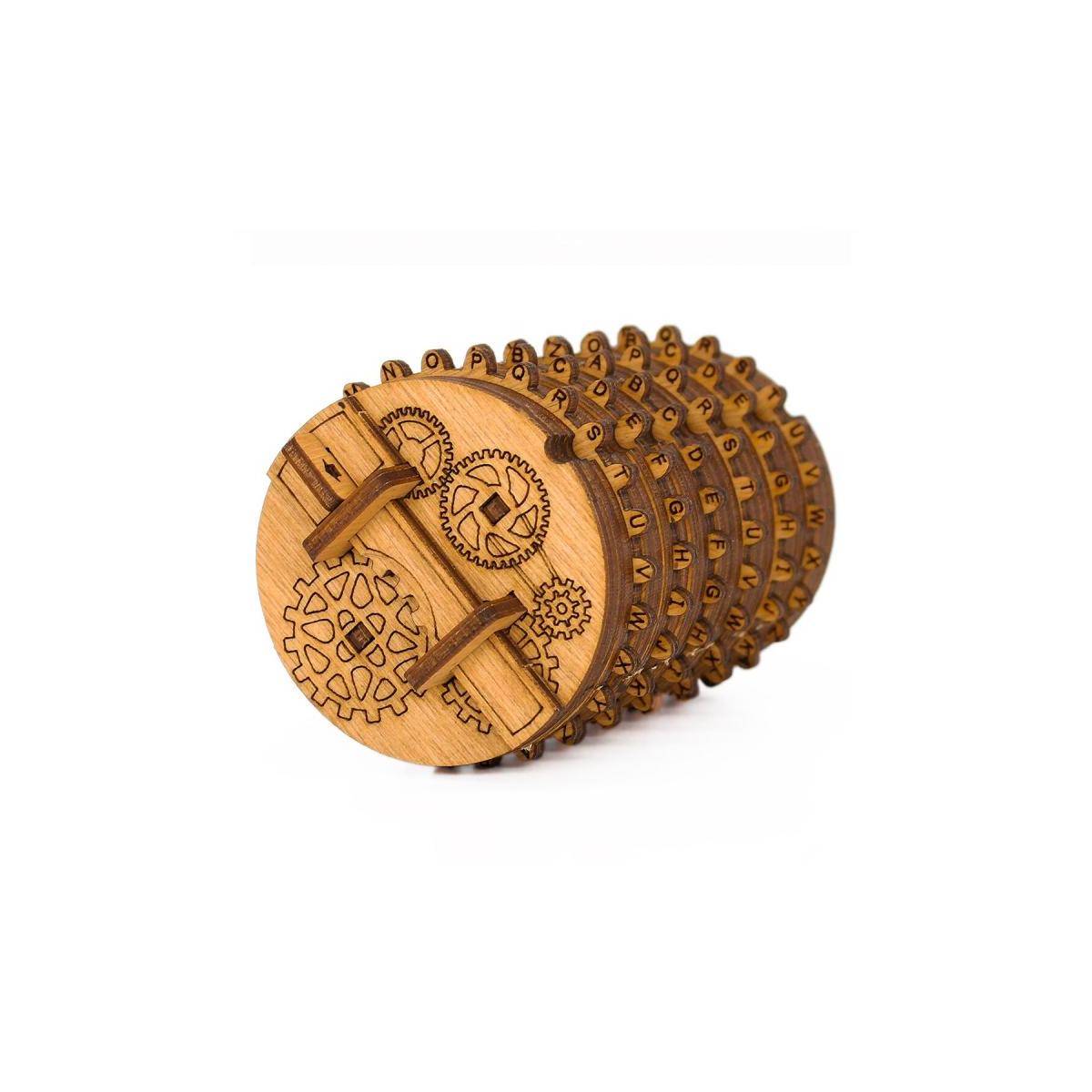 0785045811179 - Cluebox Kryptos - Cryptex Bausatz aus Holz, Puzzlebox, ab 14 Jahren