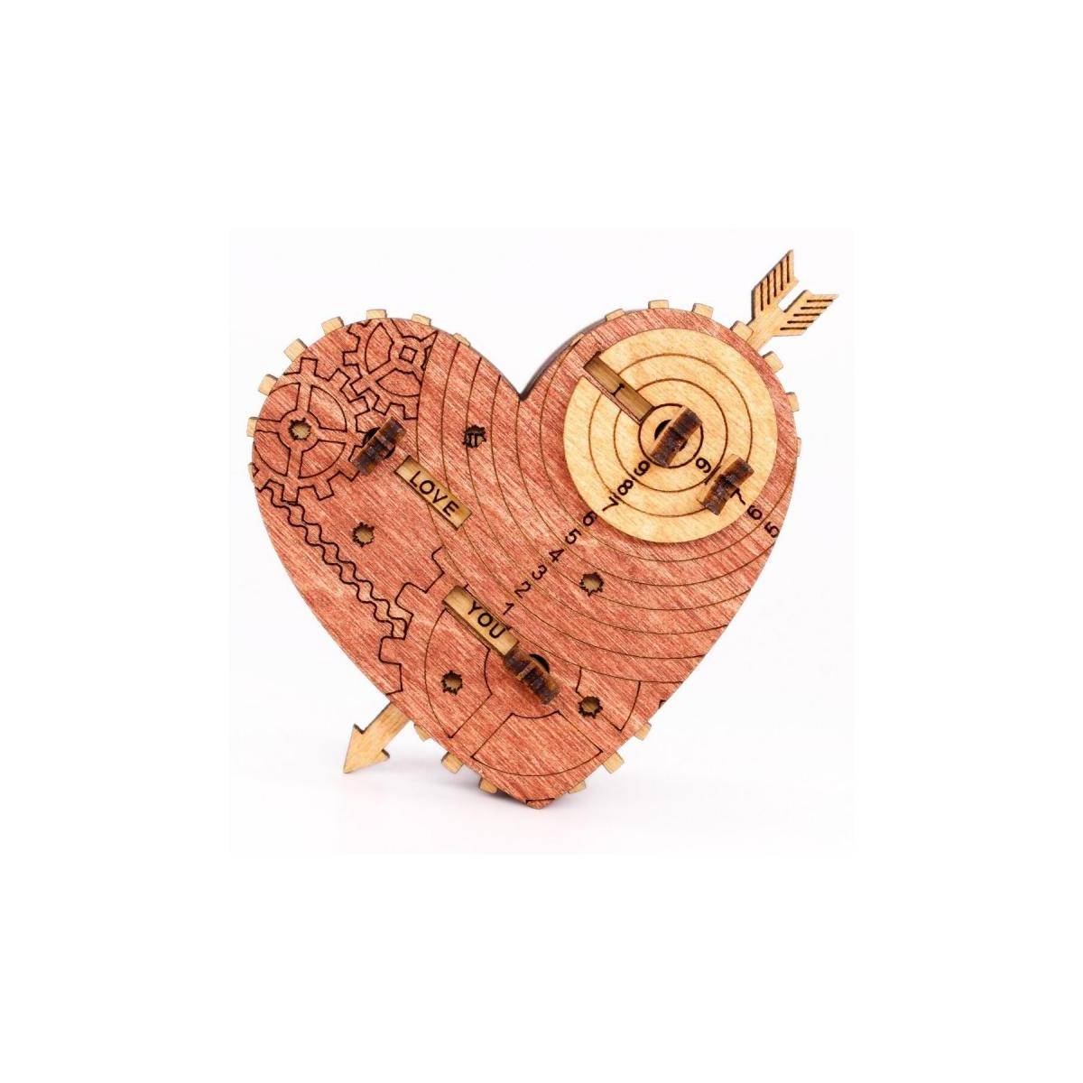 0785045811193 - Cluebox Tin Woodman`s Heart - Schatzkiste mit Codeschloss, ab 14 Jahren
