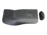 Conceptronic ORAZIO ERGO Kabelloses Set aus ergonomischer Tastatur und vertikaler Maus, deutsch, Volle Größe (100%), RF