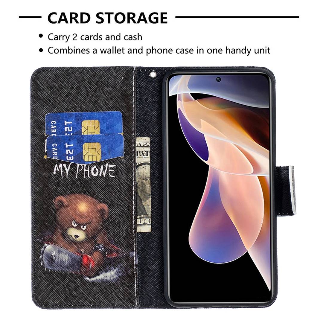 Für Xiaomi Redmi Note 11 Pro Plus 5G Kunstleder Handy Tasche Book Motiv 1 Schutz Hülle Case Cover Etui Neu