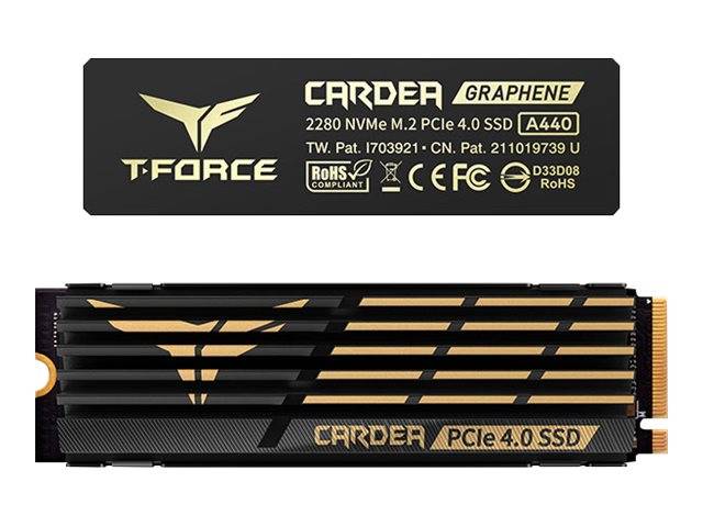 Team Group T-FORCE CARDEA A440 - SSD - 2 TB - intern - M.2 2280 - PCIe 4.0 x4 (N