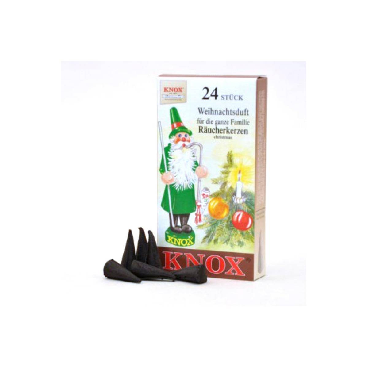 013170 - Räucherkerzen - Weihnachtsduft 24 Stk., Kegel