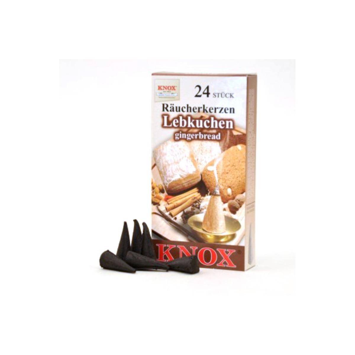 013250 - Räucherkerzen - Lebkuchen 24 Stk., Kegel