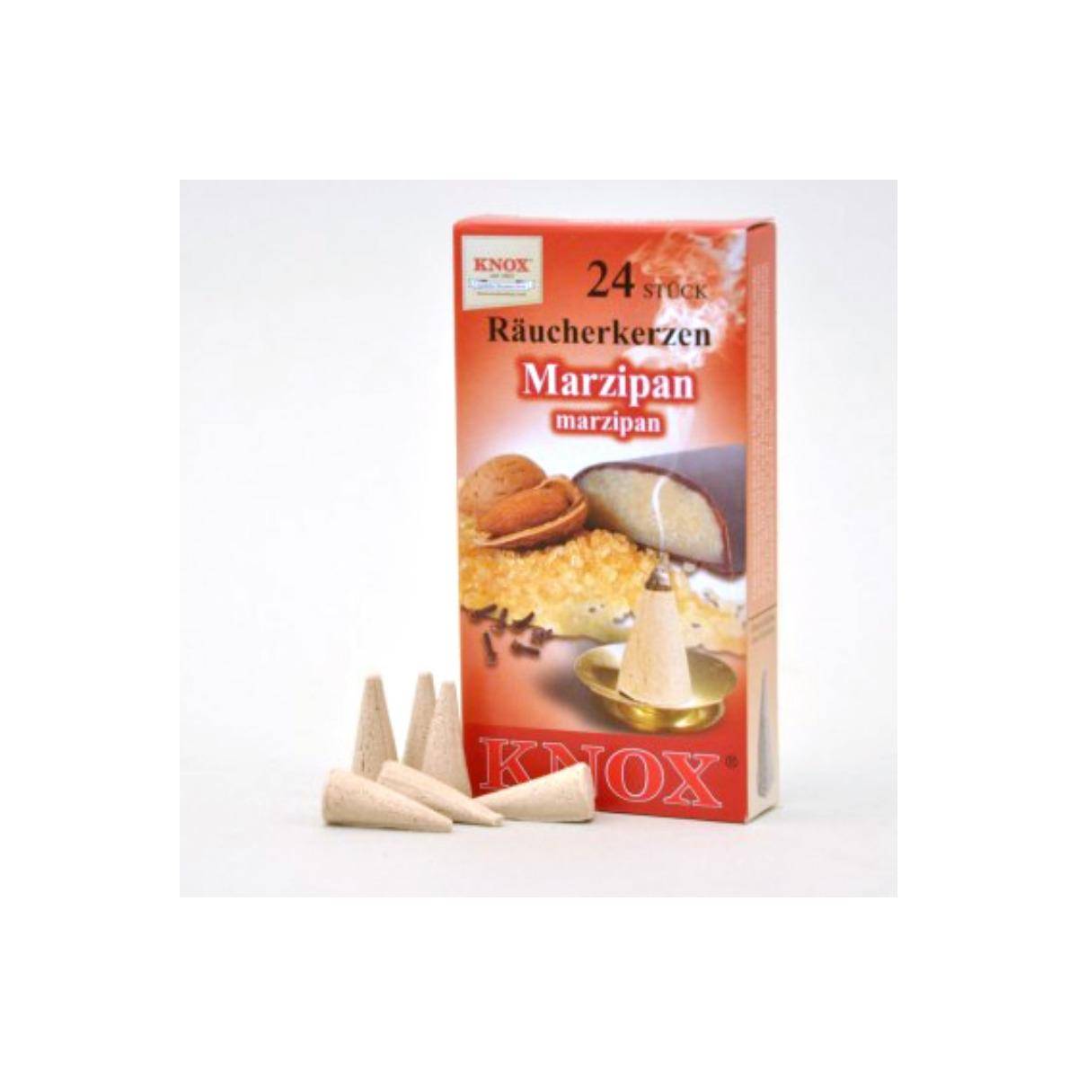 013330 - Räucherkerzen - Marzipan 24 Stk., Kegel